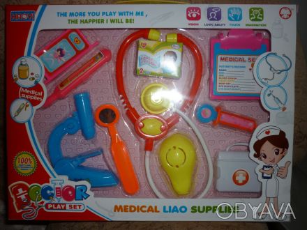 Продам новый игрушечный набор Доктор.Ваш малыш будут маленьким доктором.Все игру. . фото 1