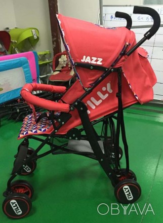 Детская Коляска-трость TILLY Jazz BT-SB-0008 RED Удобная стильная коляска-трость. . фото 1
