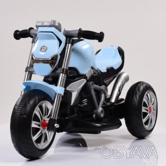 Детский трехколесный мотоцикл BAMBI
Размер длина 80см
ширина по колесам/по рулю . . фото 1
