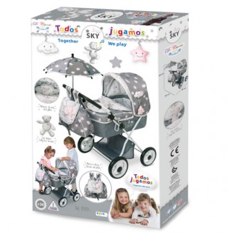 Для детей от 3 лет.
Чудесная коляска от испанского бренда Decuveas серии Скай. Э. . фото 7