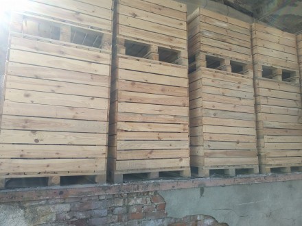 Виготовляємо контейнери дерев’яні для яблук і овочів стандартних розмірів 1000-1. . фото 4