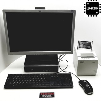 Кассовое рабочее место на базе HP Elite 8000 Usff + монитор 20" + терм. принтер . . фото 2