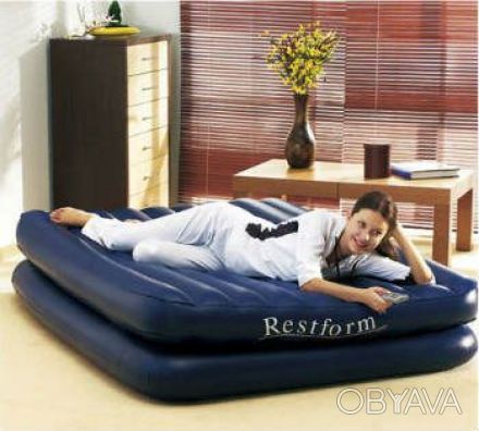 Продается надувная кровать "Рестформ" (Restform) в отличном состоянии.
990х1880. . фото 1