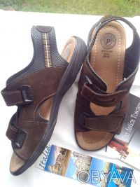 Туфли- ботинки натур коричневая замша, привезены из Италии для себя; известная ф. . фото 7