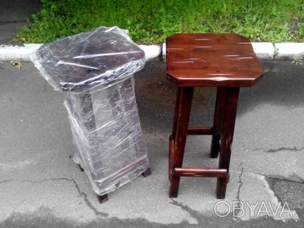 Продам барные стулья из ольхи в отличном состоянии. Практически новые!. . фото 1