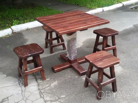 Продам бу комплект мебели для для кафе, баров, пабов, общепитов. Столы и стулья . . фото 1