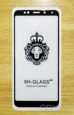 Защитное стекло 3D FullGlue Redmi 5 Plus + 5.99" Black White Original комплект д. . фото 1