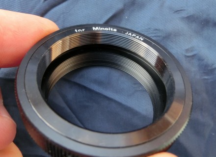 Адаптер позволяет пользоваться объективами с хвостовиками Т на камерах Minolta M. . фото 3