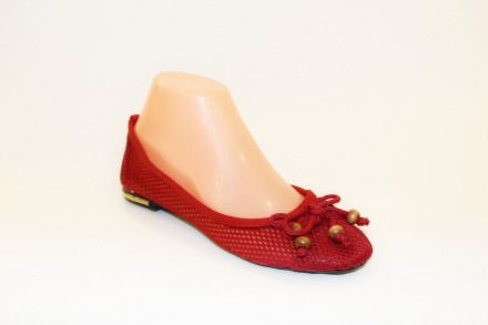 Балетки женские красные сетка Т752 р 36,37,38,39 36. Запоріжжя. фото 1