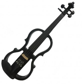 Данная электроскрипка изготовлена из ели и клена, а колки и накладка из черного . . фото 2
