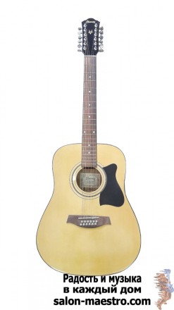 Идеальная гитара «IBANEZ V7212E» с Новыми струнами
12-струнная акустическая гита. . фото 2