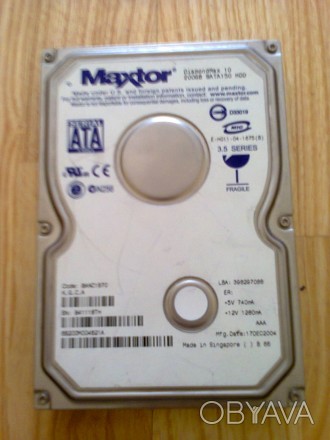 Производитель Maxtor
Модель 200 Gb DiamondMax 10 HDD
Емкость накопителя 200 Гб. . фото 1