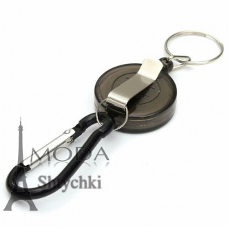 Выдвижной брелок - катушка для ключей, материал: метал/пластик. Цена: АКЦИЯ! - 3. . фото 8