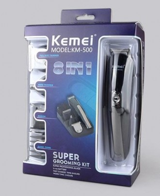 Характеристики:
Производитель: Kemei
Модель: KM-500
Мощность: 5W
4 насадки р. . фото 3