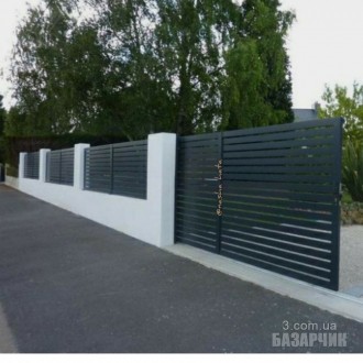 Вуличні ворота від виробника у Тернополі модель Жалюзі

Каркас воріт виготовле. . фото 8