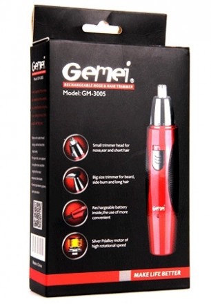 Триммер для носа ушей Gemei GM-3005


Для мужчин так же важно выглядеть презе. . фото 3