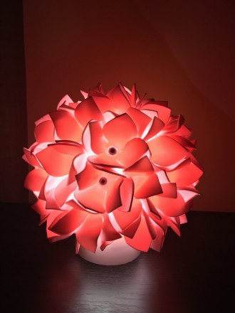 Светильник-цветок из изолона, безопасного, гипоалергенного материала, из которог. . фото 8
