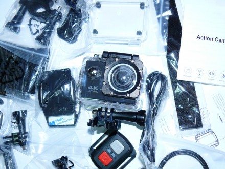 Экшен камера V60-S RF 4K, WiFi, вес 60 гр, 2 дюйма ЖК-дисплей , 320 х 240 пиксел. . фото 13