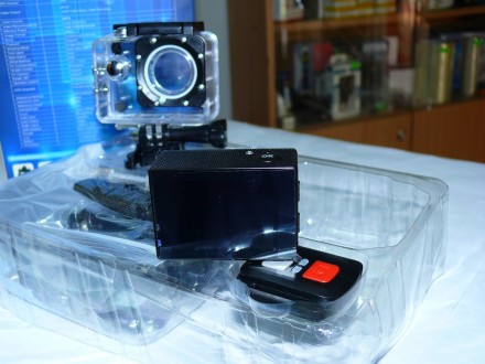 Экшен камера V60-S RF 4K, WiFi, вес 60 гр, 2 дюйма ЖК-дисплей , 320 х 240 пиксел. . фото 11