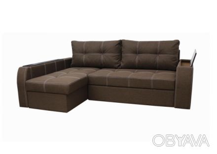 Презентабельный угловой диван Барон выполнен в классическом стиле. Широкие подло. . фото 1
