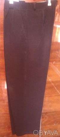 Продам б/у классические мужские брюки ТМ "Bosser" (Турция) чёрного цвета, размер. . фото 2