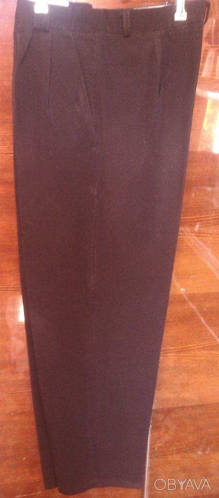 Продам б/у классические мужские брюки ТМ "Bosser" (Турция) чёрного цвета, размер. . фото 1