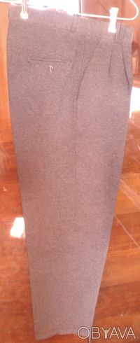 Продам б/у классические мужские летние брюки ТМ "Alganro" (Турция) серого цвета,. . фото 4