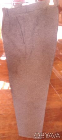 Продам б/у классические мужские летние брюки ТМ "Alganro" (Турция) серого цвета,. . фото 2
