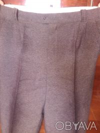 Продам б/у классические мужские летние брюки ТМ "Alganro" (Турция) серого цвета,. . фото 3