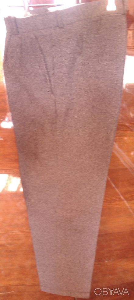 Продам б/у классические мужские летние брюки ТМ "Alganro" (Турция) серого цвета,. . фото 1