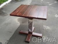 Продам бу столы и стулья для кафе, баров. Мебель бу изготовлена из массива дерев. . фото 4
