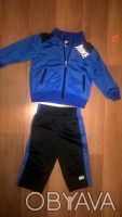 Детские спорт.костюмы:
1.утепленный, марка polo,синего цвета с черно-белыми пол. . фото 3