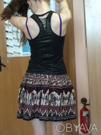 Красивая, оригинальная Индийская юбка с подкладкой. Идеальное состояние. Подойде. . фото 4