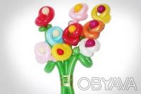 Цветы из воздушных шаров 8 грн цветок 


бантик на букет бесплатно. . фото 4
