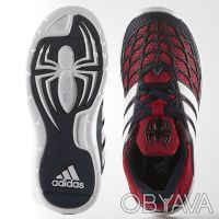 Детские беговые кроссовки Adidas Marvel Spider Man для юных поклонников Человека. . фото 5