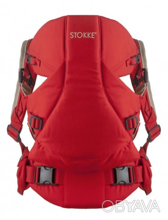 Рюкзак Stokke MyCarrier Front красного цвета, в отличном состоянии, как новая, и. . фото 1