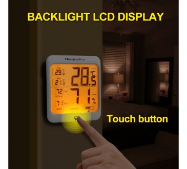 Гигрометр термометр с подсветкой. TermоPro
Отличное качество.
Желтая подсветка. . фото 4