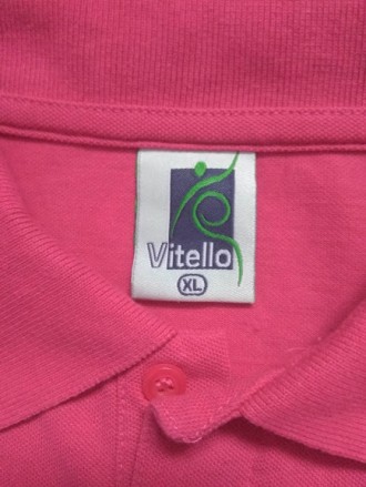 Нова теніска поло Vitello (Італія) р. ХL, плечі 51 см, пройма 22 см, напів обхва. . фото 3