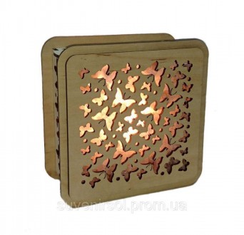 Данный светильник представляет собой деревянную форму, заполненную кристаллами с. . фото 5