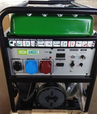 Генератор Iron Angel EG12000EA3 + блок автоматики
Тип генератора
Трехфазный,пере. . фото 3