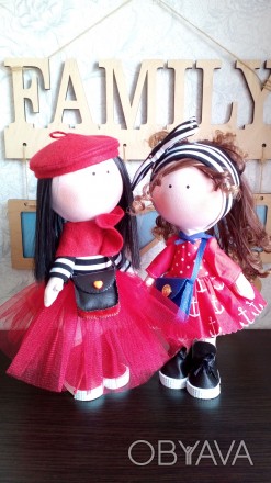Очень милая и красивая кукла Тильда морячка ручной работы ждёт новый дом.Кукла с. . фото 1