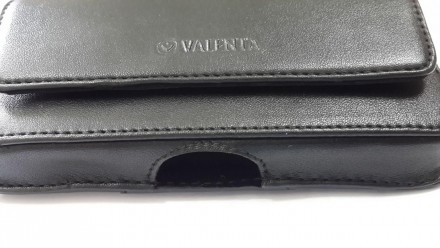 Кожаный футляр на пояс Valenta для смартфонов с диагональю экрана 5,5-6 дюймов. . . фото 3