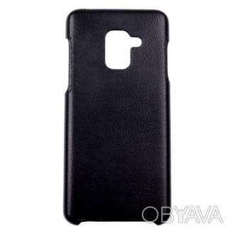 Кожаный чехол-накладка Valenta для смартфона Samsung Galaxy A8 2018.Защитная пан. . фото 1
