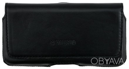 Отличный кожаный чехол от VALENTA Черного цвета для телефона Samsung Galaxy Note. . фото 1