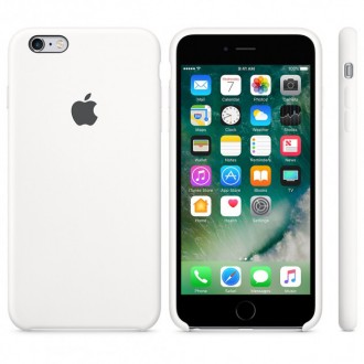 Модный, стильный чехол Apple Silicone Case для iPhone 8 White создаст вам идеаль. . фото 3