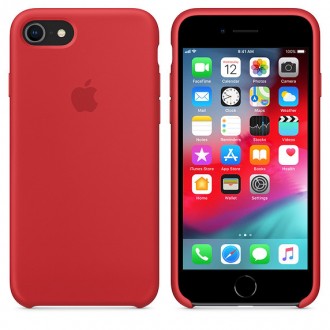 Модный, стильный чехол Apple Silicone Case для iPhone 7 RED создаст вам идеальну. . фото 5