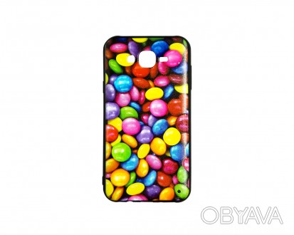 Чехол-накладка 3D M&M's из прочного пластика для Samsung J700 Galaxy J7 обеспечи. . фото 1