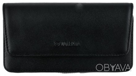 Черный чехол на ремень от VALENTA для телефона Xiaomi Redmi 5. Закрывается двумя. . фото 1