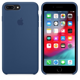 Модный, стильный чехол Apple Silicone Case для iPhone 7 Plus Blue Cobalt создаст. . фото 5