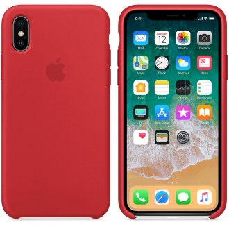 Модный, стильный чехол Apple Silicone Case для iPhone X/Xs RED создаст вам идеал. . фото 3